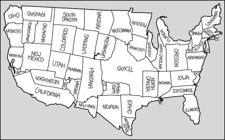 Bad map of the U.S.