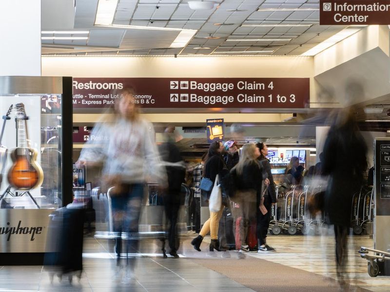 Baggage claim area at Nashville International Airport (BNA)