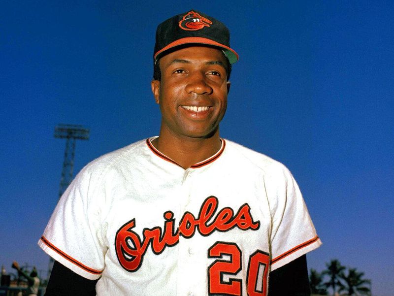 Baltimore Orioles outfielder Frank Robinson
