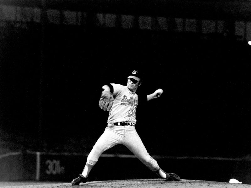 Baltimore Orioles southpaw pitcher Dave McNally 1969