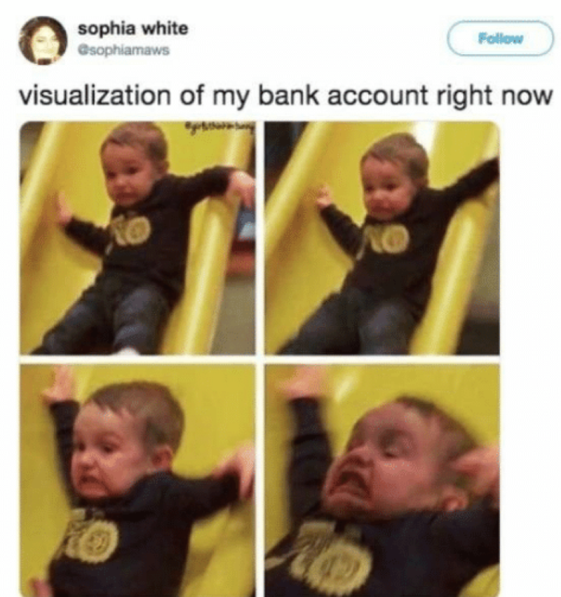 Bank account visualization