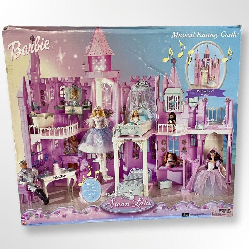 Barbie 'Swan Lake' musical fantasy castle