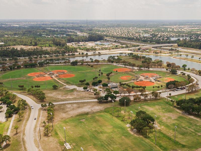 Baseball fields in West Palm Beach