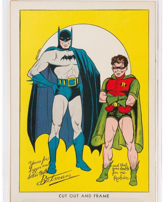 Batman No. 1 back cover