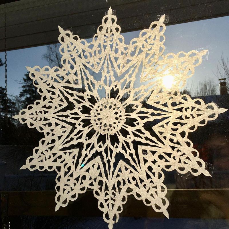 Beautiful paper snowflake