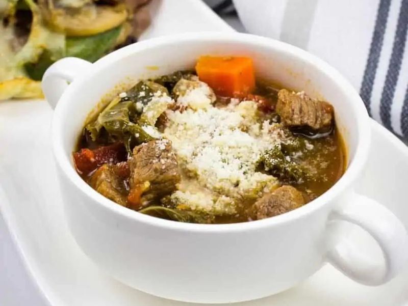Beefy Minestrone Soup