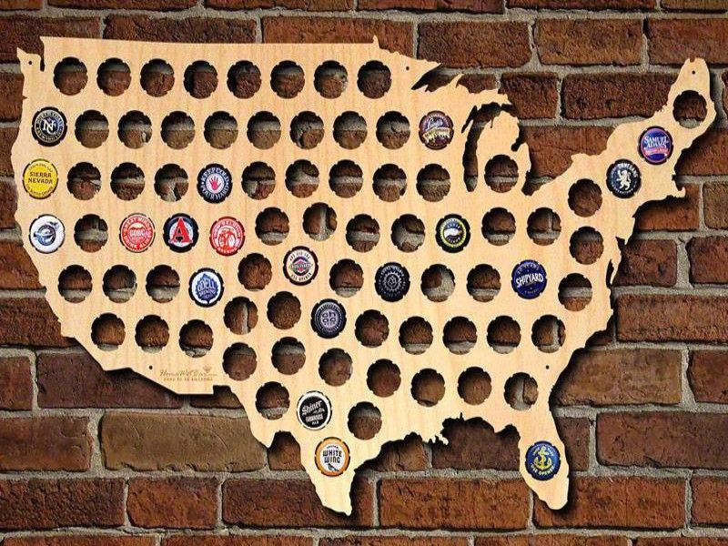 Beer map of the U.S.