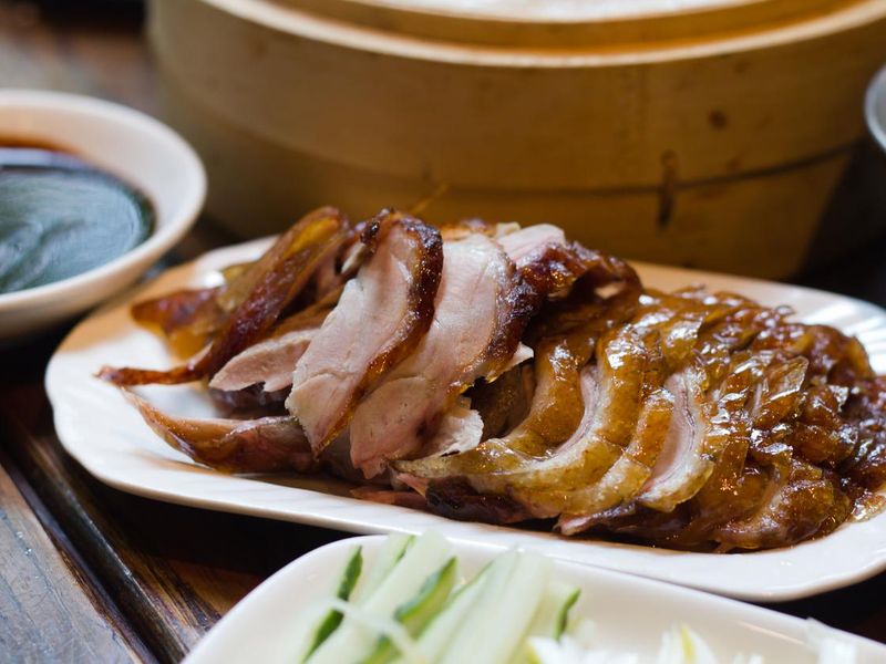 Beijing roasted sliced duck