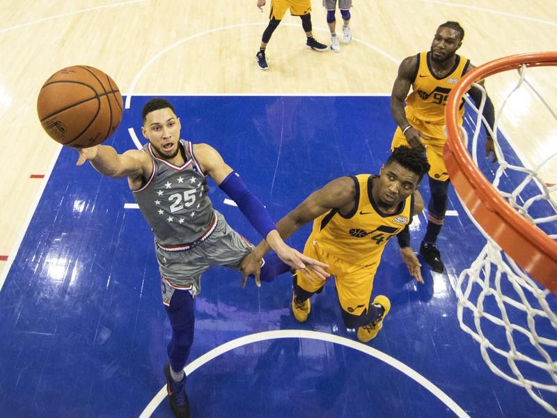 Ben Simmons and Donovan Mitchell