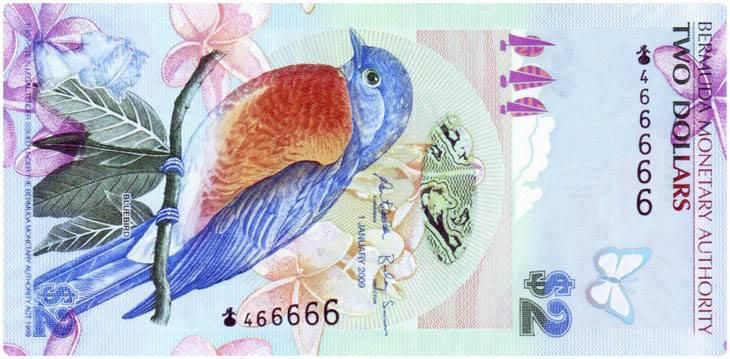 Bermudian $2 bill