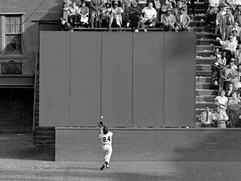 Bernie Sanders and Willie Mays' famous catch