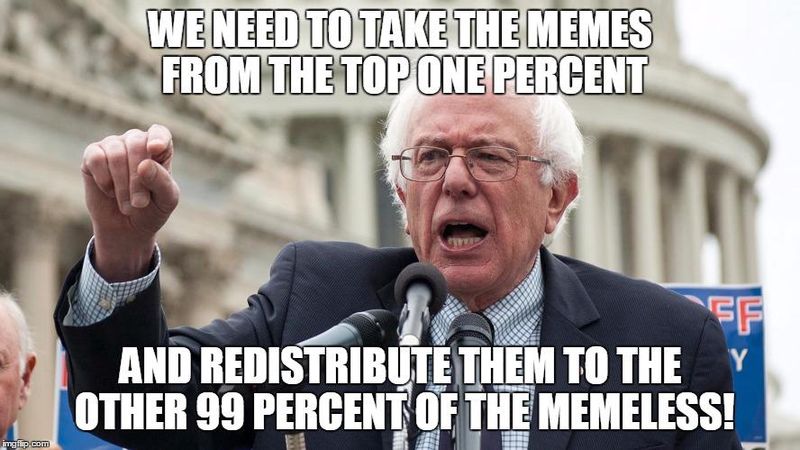 Bernie Sanders meme