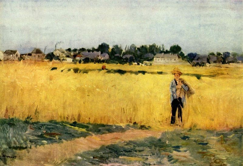 Berthe Morisot's "In the Wheat"