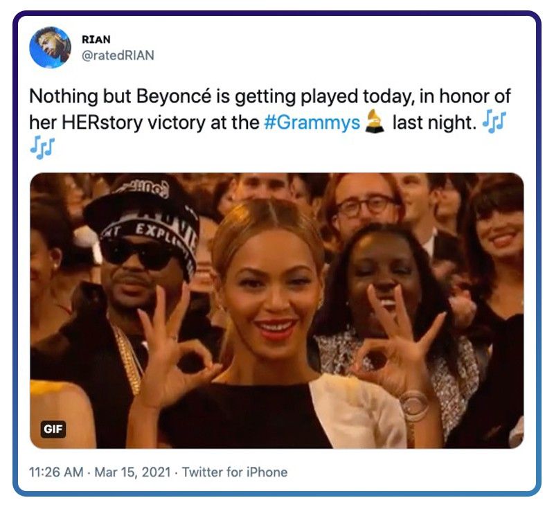 Beyoncé's music is a life soundtrack