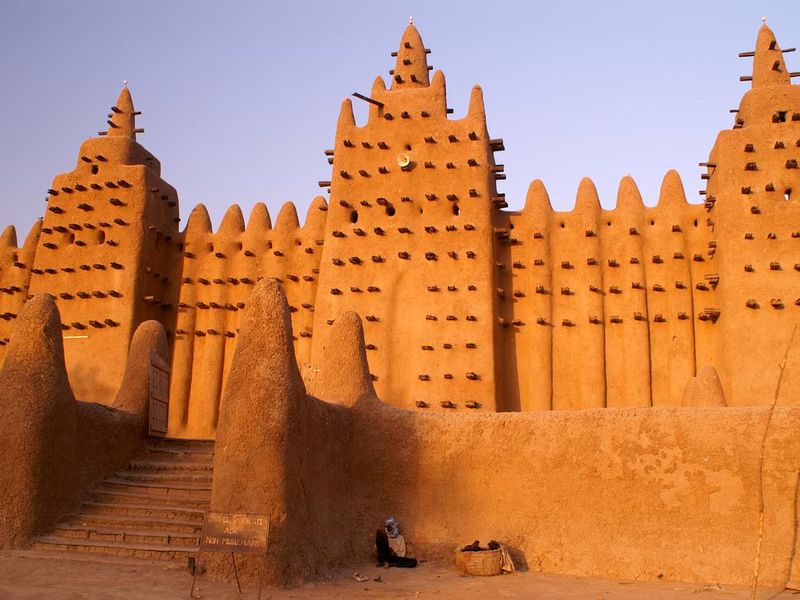 Big loam in Djenne, Mali
