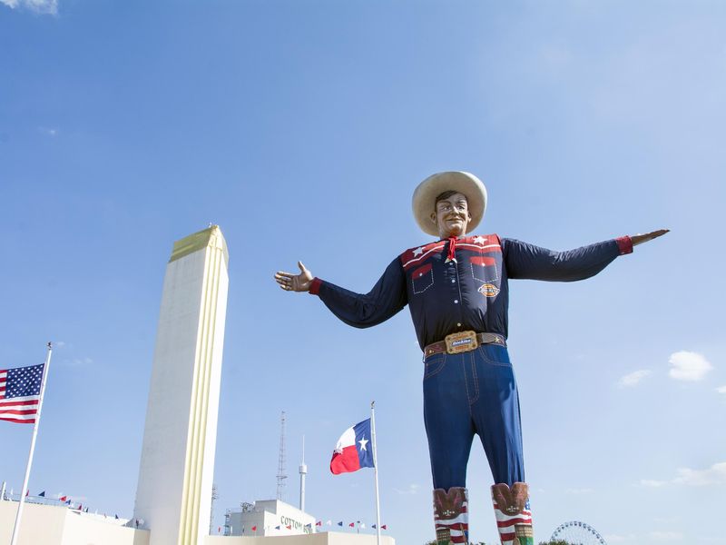 Big Tex at the Texas state fairgrounds