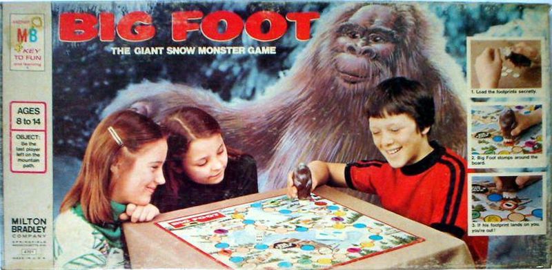 Bigfoot plays Big Foot The Giant Snow Monster game with kids