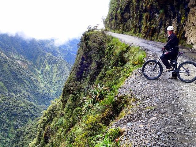 Biking in Bolivia