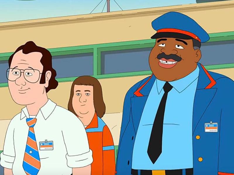Bill Burr and Kevin Michael Richardson in F Is for Family