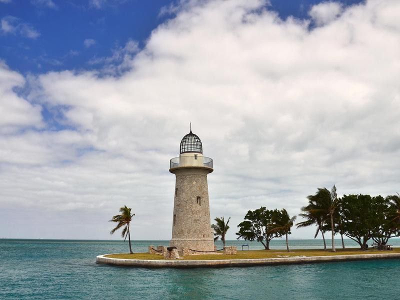 Biscayne lighthouse in Miami