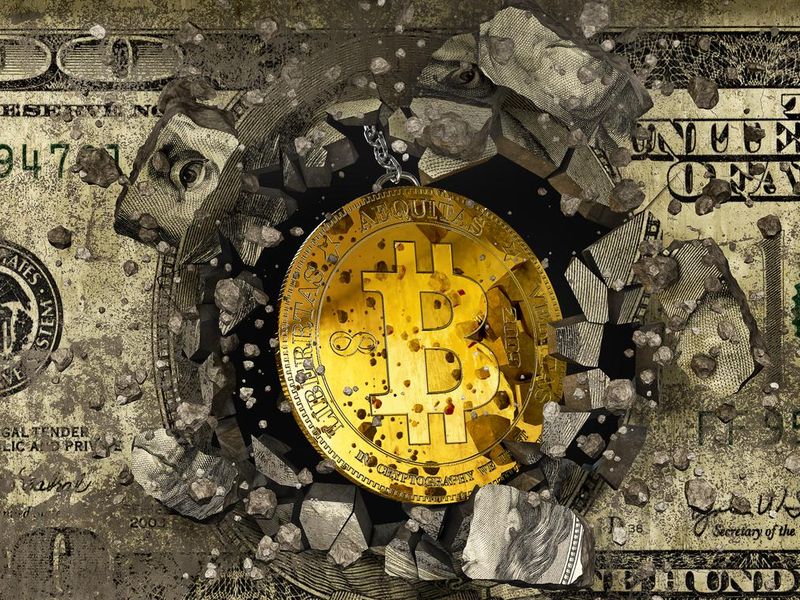 Bitcoin destroying the dollar