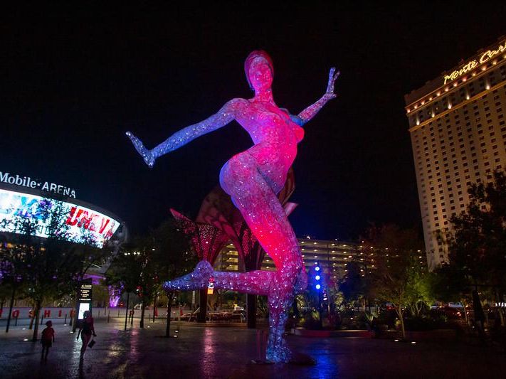 Bliss Dance sculpture Las Vegas