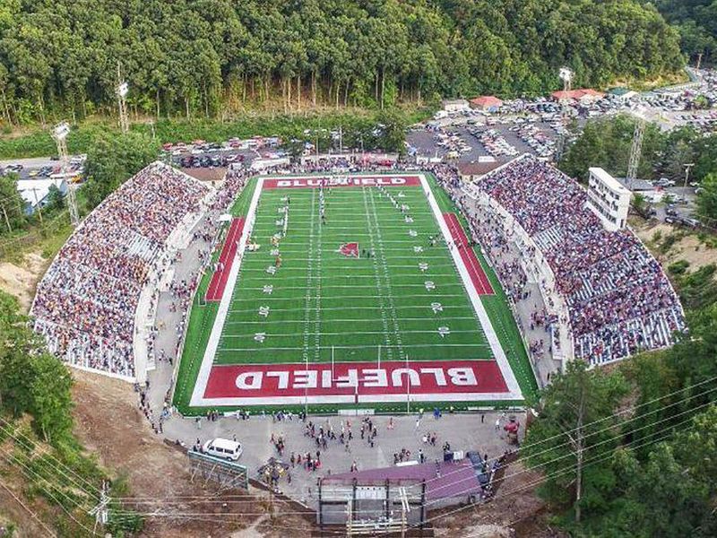 Bluefield High School's Mitchell Stadium in West Virginia