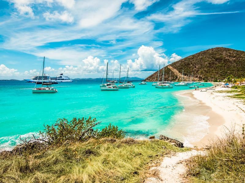 Boats in the British Virgin Islands
