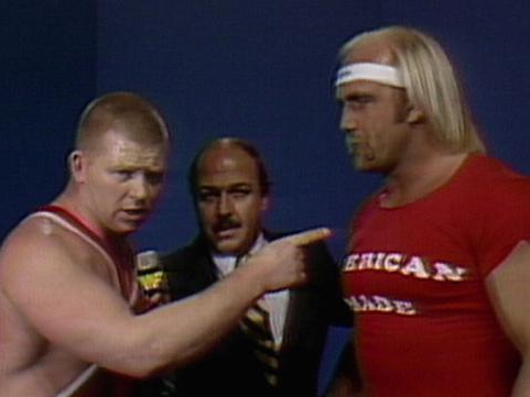 Bob Backlund and Hulk Hogan
