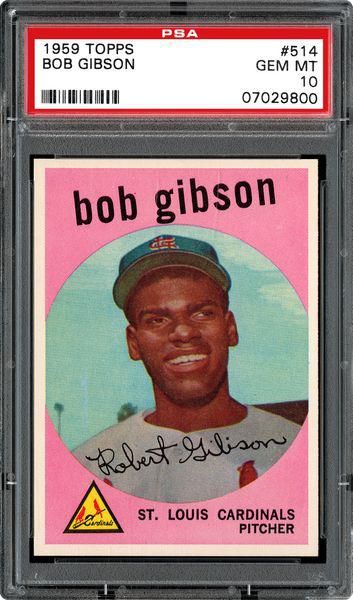 Bob Gibson 1959 Topps Card