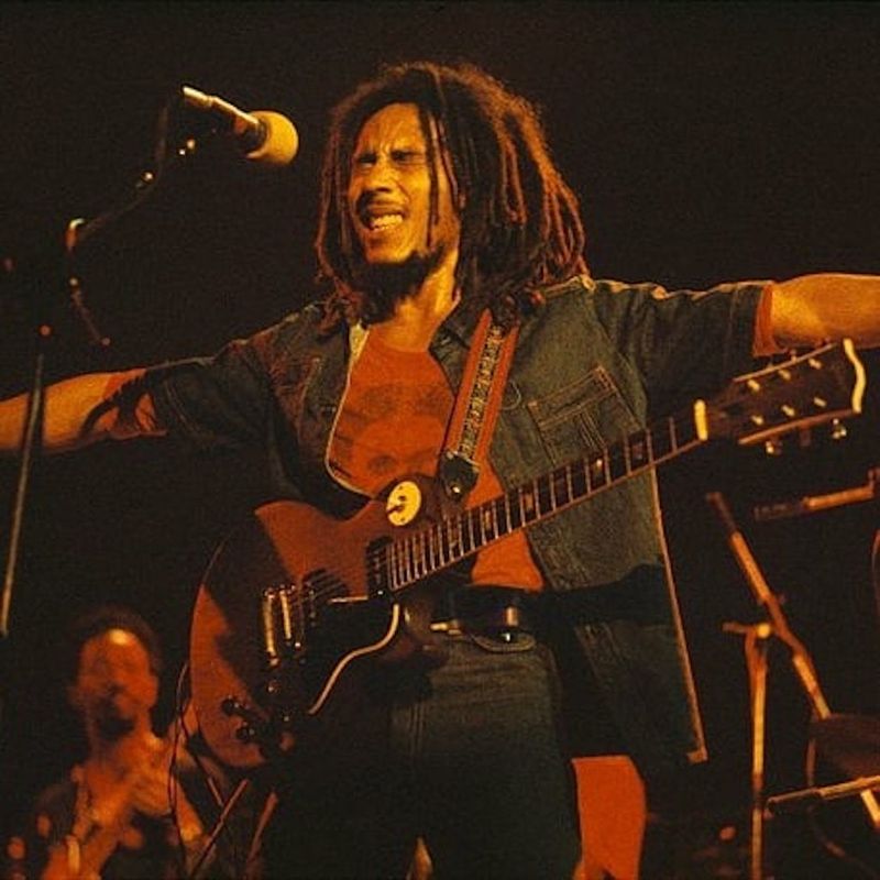 Bob Marley singing