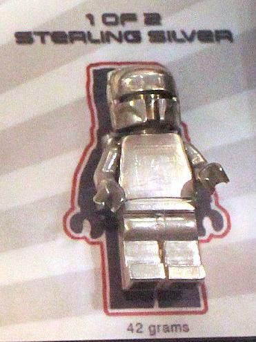 Boba Fett Lego Minifigure – Sterling Silver Promotional Giveaway (2010)