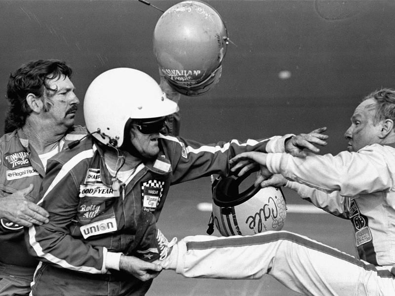Bobby Allison and Cale Yarborough