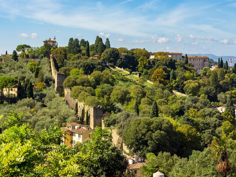 Boboli Gardens in the center of Florence, Italy
