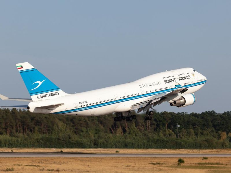 Boeing 747-400 of the Kuwait Airways