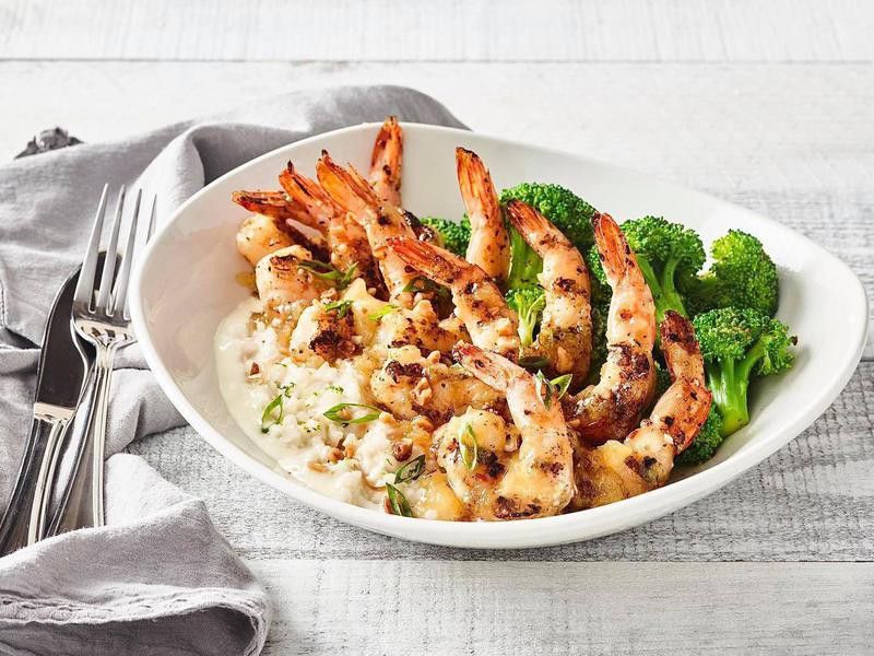 Bonefish Grill shrimp and broccoli
