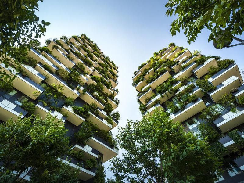 Bosco Vertical Tree Houses in Milan, Italy