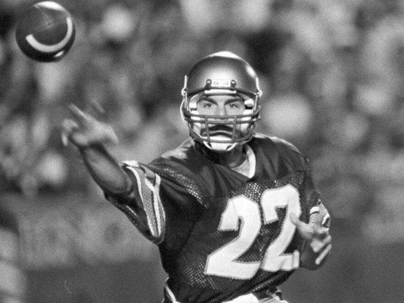 Boston College quarterback Doug Flutie