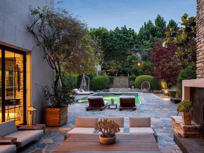 Brad Pitt and Jennifer Aniston used to own this patio