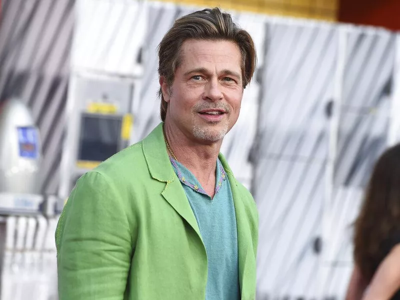 Brad Pitt Brad Pitt (Brioni suit) Arriving on the red carpet for