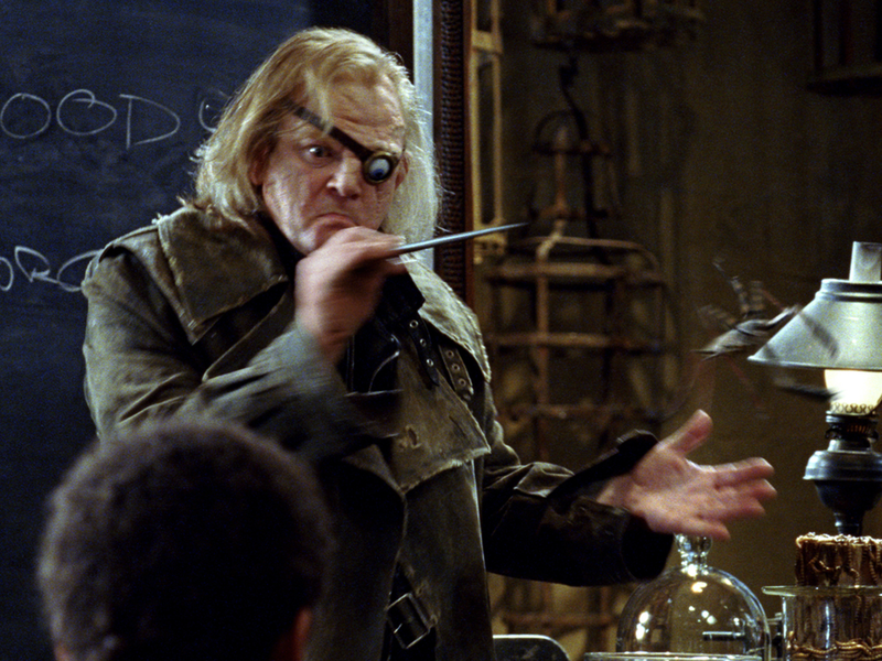 Brendan Gleeson as Alastor "MadEye" Moody in Harry Potter and the Goblet of Fire