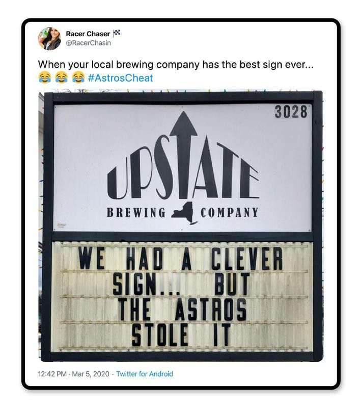 Brewery sign