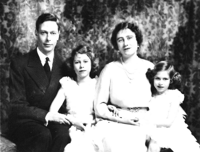 Britain's King George VI and family
