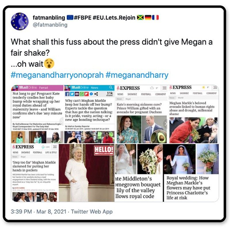 British press wasn't fair to Meghan
