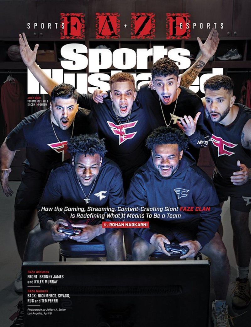 Bronny on Sports Illustrated cover