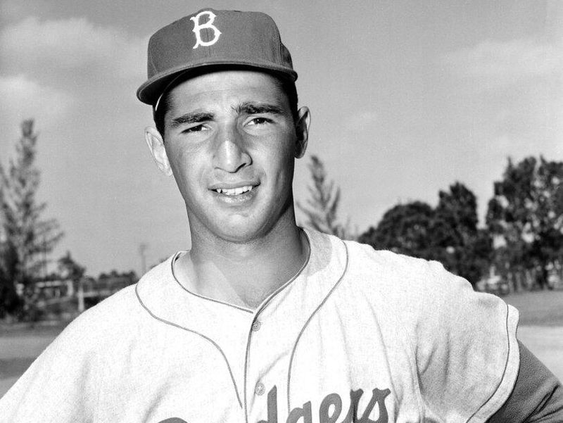 Brooklyn Dodgers Pitcher Sandy Koufax