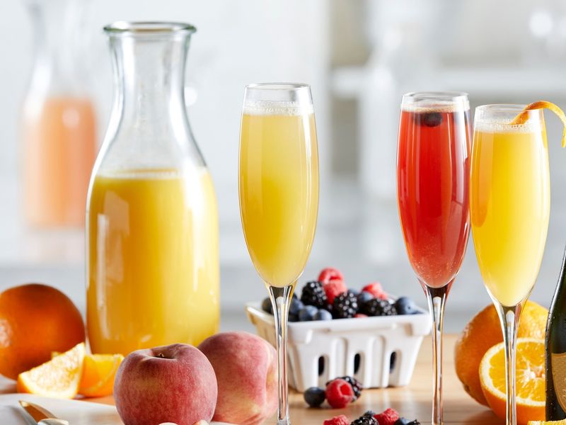 Brunch mimosas at Mimi’s Bistro + Bakery