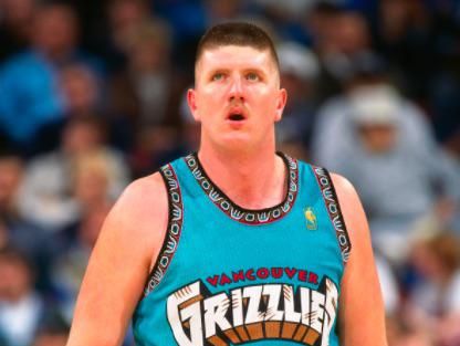 Bryant Reeves with the Vancouver Grizzlies