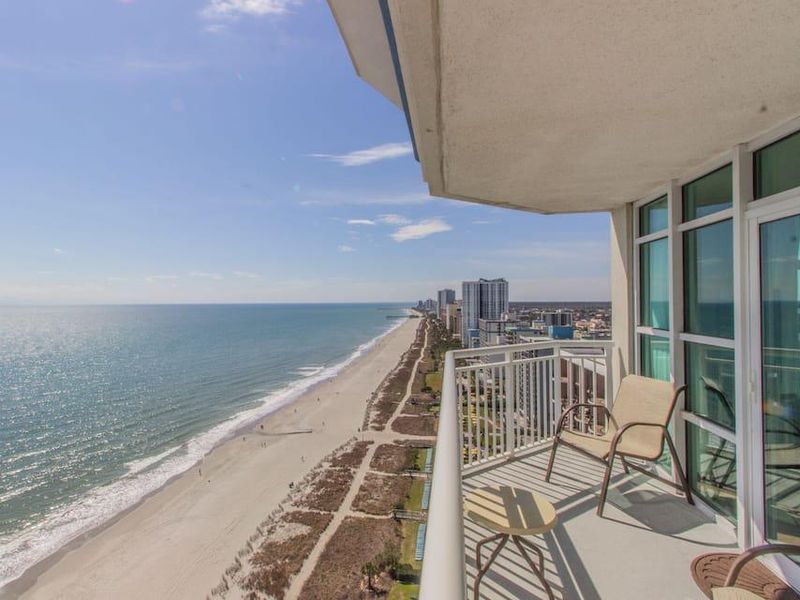Bslcony with Myrtle Beach views
