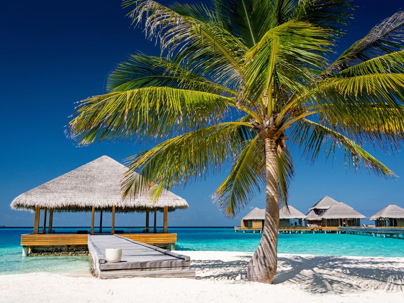 Bungalows in the Maldives